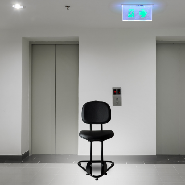 Banco Semi Sentado - Modelo Golden Seat - Estofado - Imagem 6